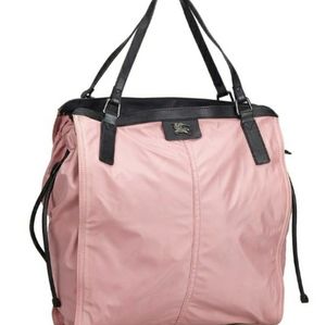 BURBERRY Large Pink Shoulder Bag Nylon